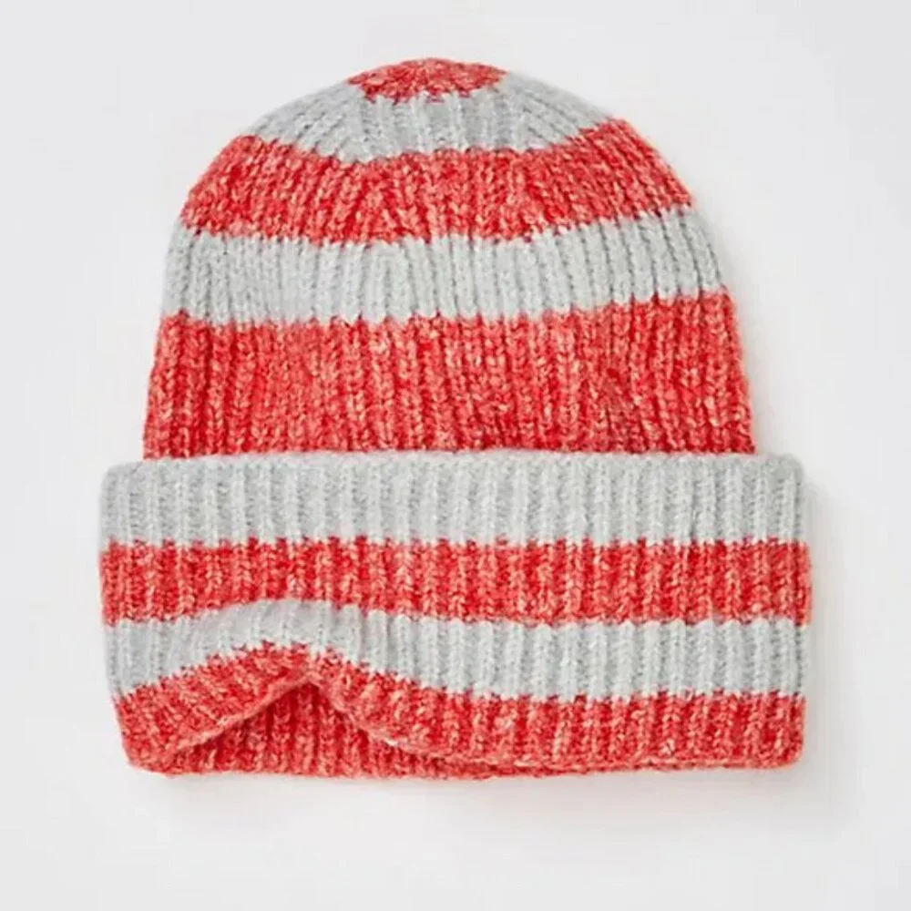 NWOT Free People Harbor Marled Ribbed Beanie